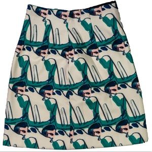 L'Autre Chose Flannel Knee-Length Skirt w/ Tags